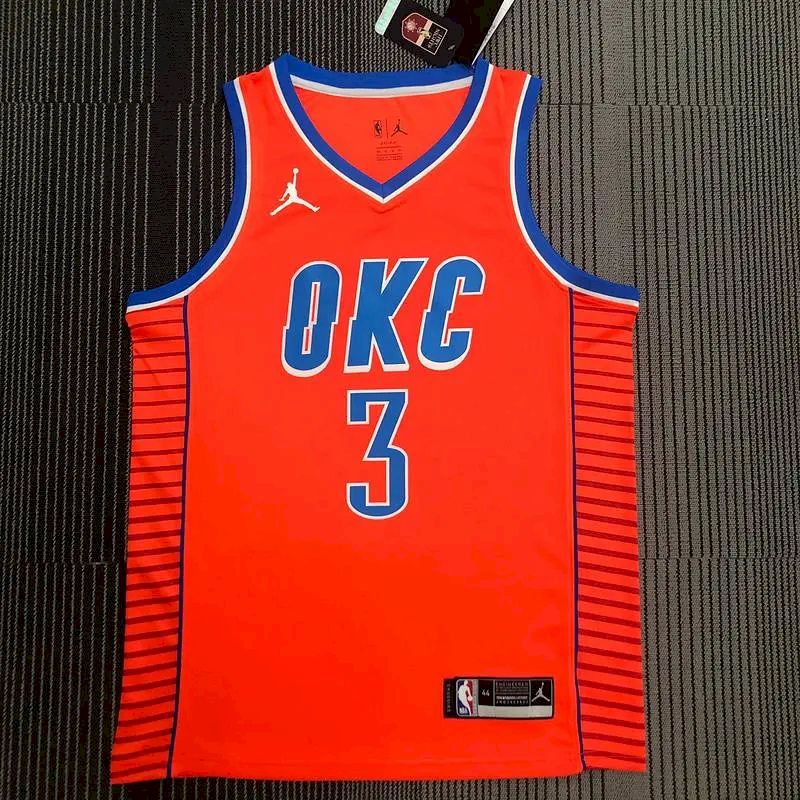 Camisa laranja masculina Chris Paul Swingman – Edição Statement