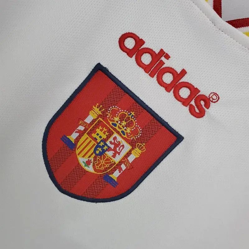 Camisa reserva retrô da Espanha de 1996