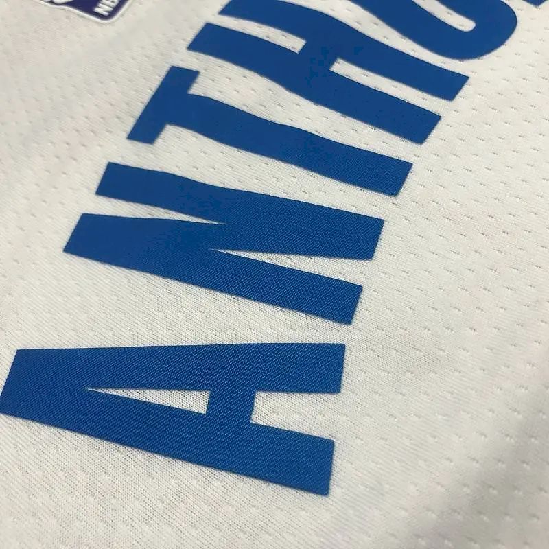 Camisa Swingman Masculina Carmelo Anthony Branca – Edição Associação