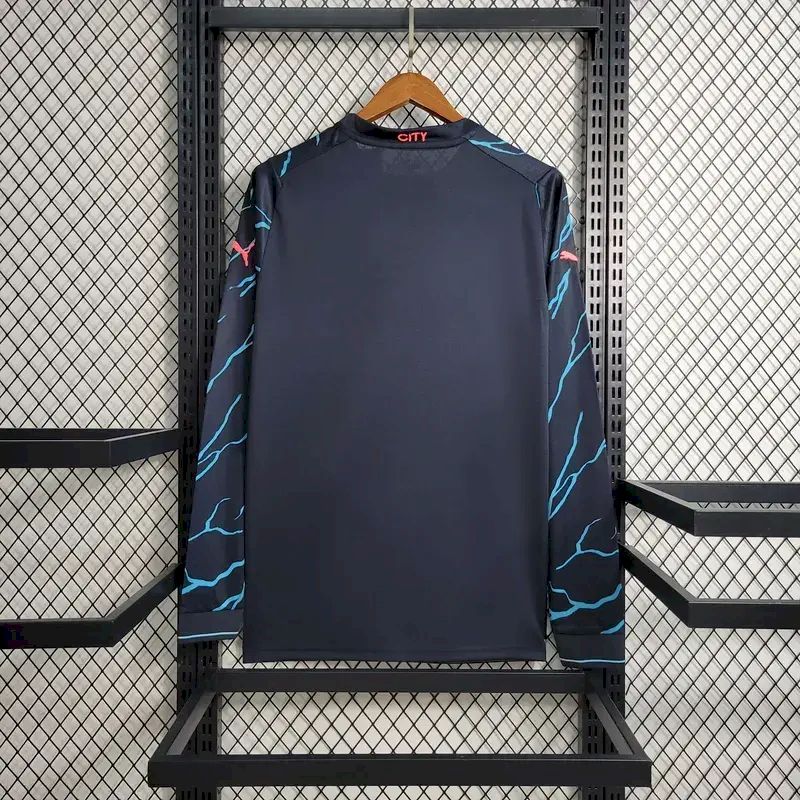 Camisa Manchester City Third 2023/24 de mangas compridas