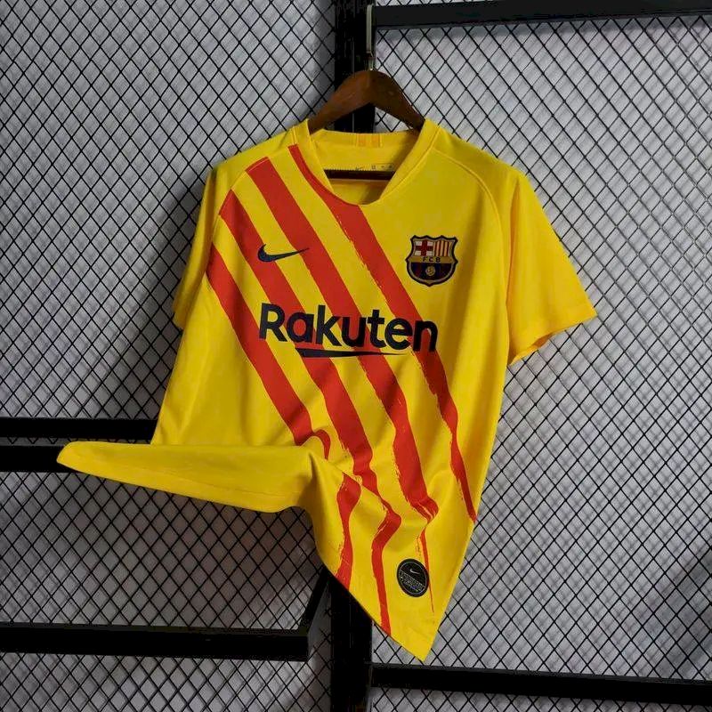 Quarta camisa retrô do Barcelona 2019/20