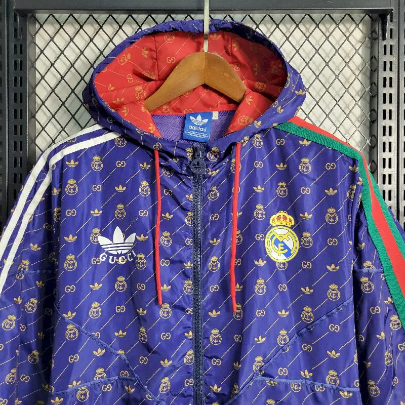 Jaqueta corta-vento Gucci x JOINT 23-24 do Real Madrid