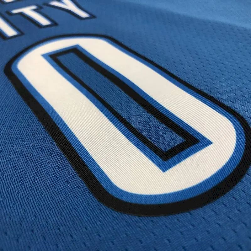 Camisa masculina Russell Westbrook Swingman azul – Edição Icon