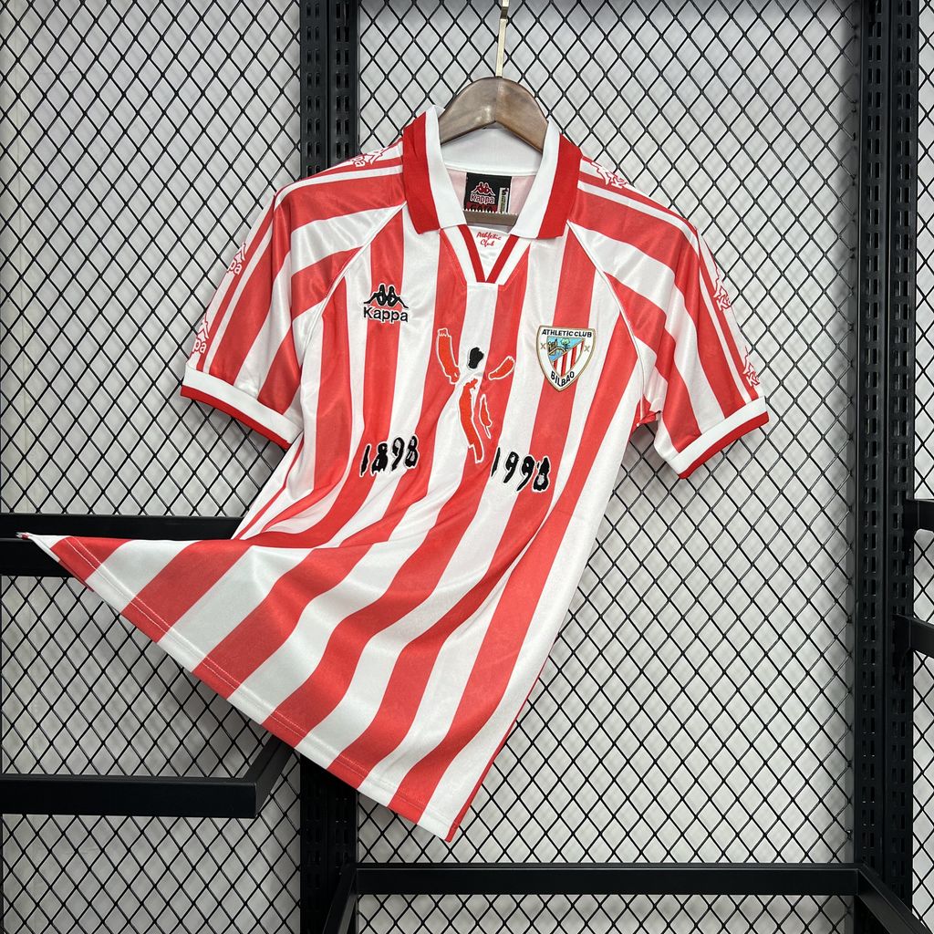 Camisa retrô do Athletic Bilbao 1997/98