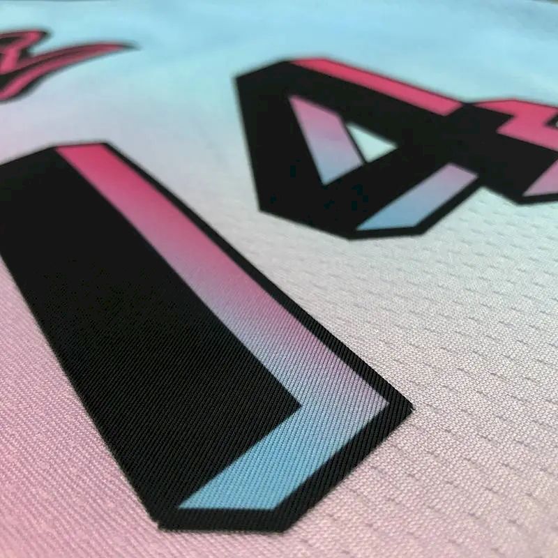 Men’s Tyler Herro 2020-21 Pink Swingman Player Version Jersey – City Edition