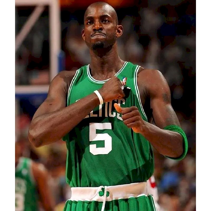 Camisa Kevin Garnett Masculina Verde Versão Jogador - Edição Ícone