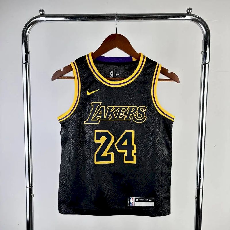Youth Kobe Bryant Black Team Jersey