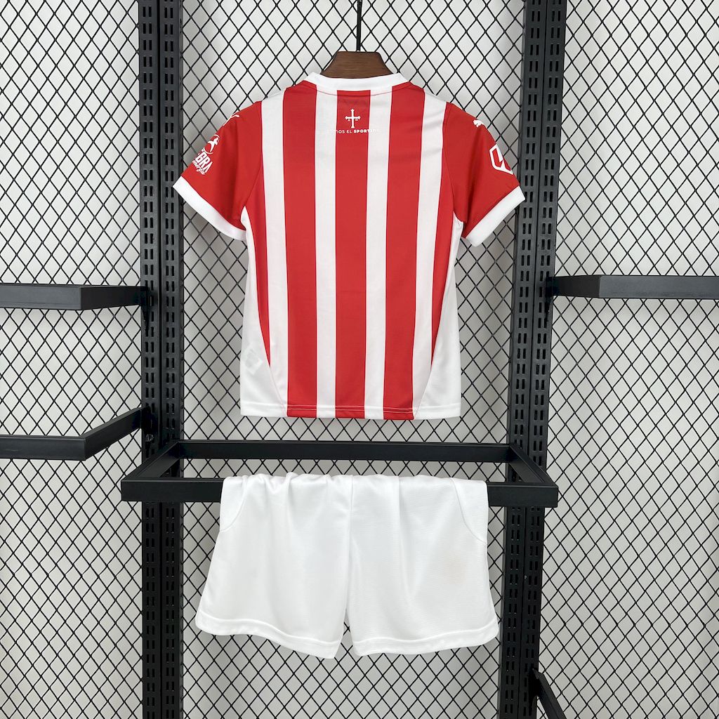 Sporting de Gijón 2024/25 Home Kids Kit