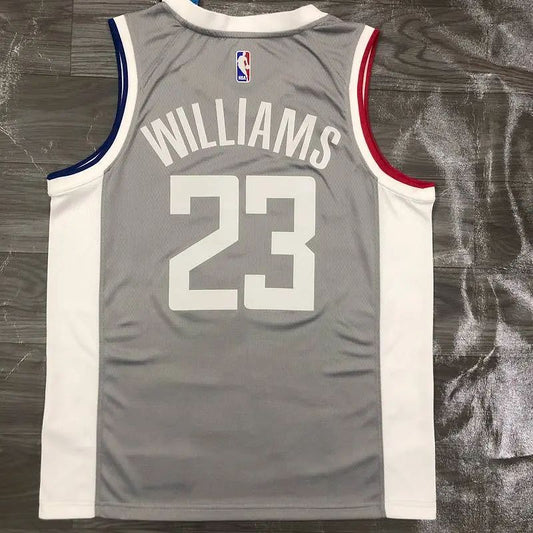 Camisa masculina Kawhi Leonard Gray 2020-21 Swingman Player Version - Edição Ganha