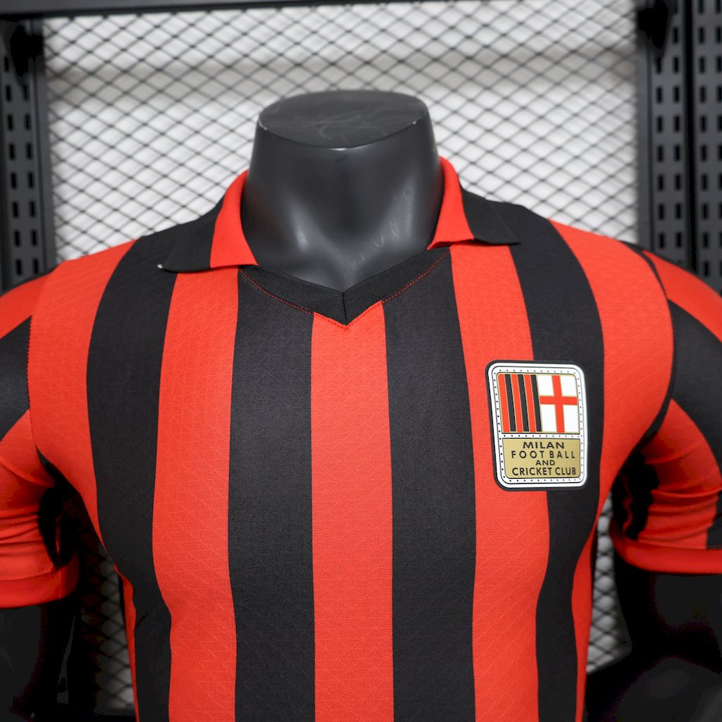 AC Milan 2024/25 125th Anniversary Edition Retro Jersey Player Version