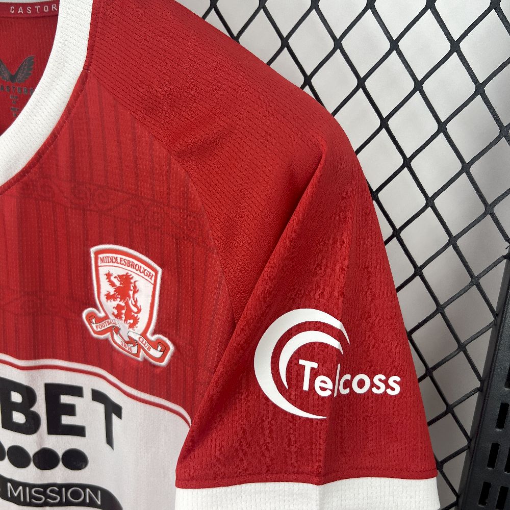 Men's Middlesbrough 2025/26 Home Jersey