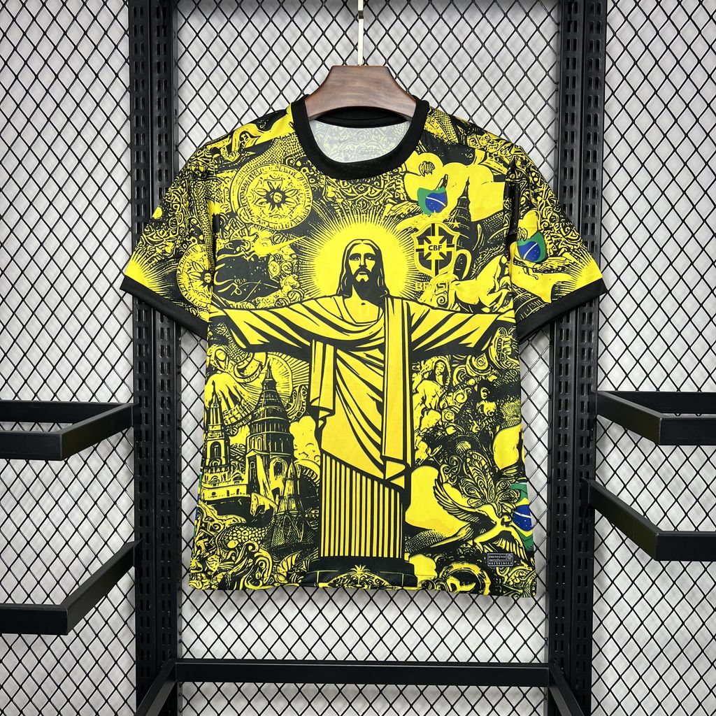 Men's Brazil 2024/25 Yellow Jersey