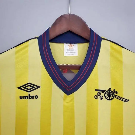 Camisa retrô reserva do Arsenal 1983/86
