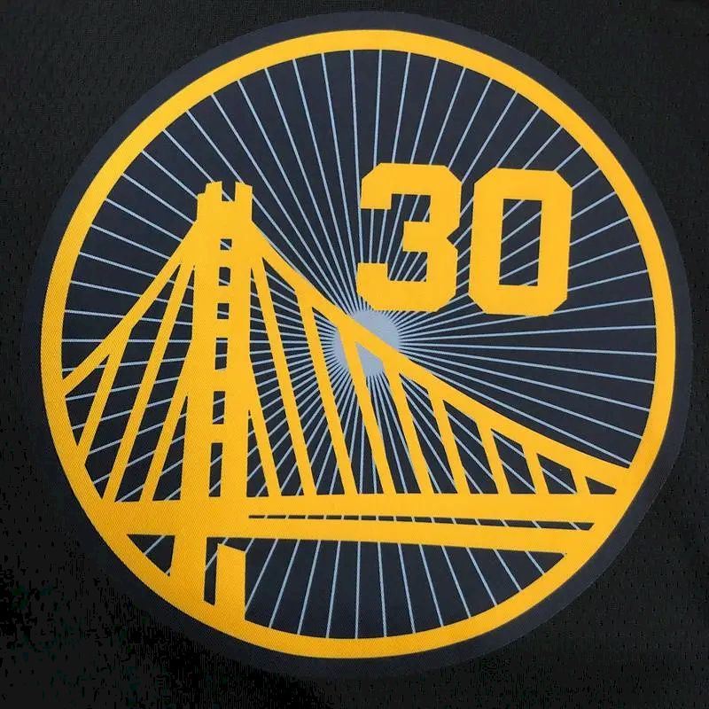 Camisa preta masculina Stephen Curry Team – Edição City do 75º aniversário
