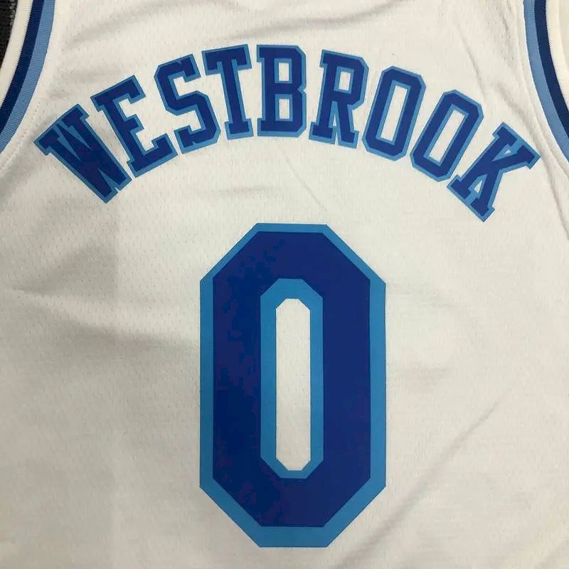 Men’s Russell Westbrook Royal Retro Classics 2020-21 Swingman Player Version Jersey – Classic Edition