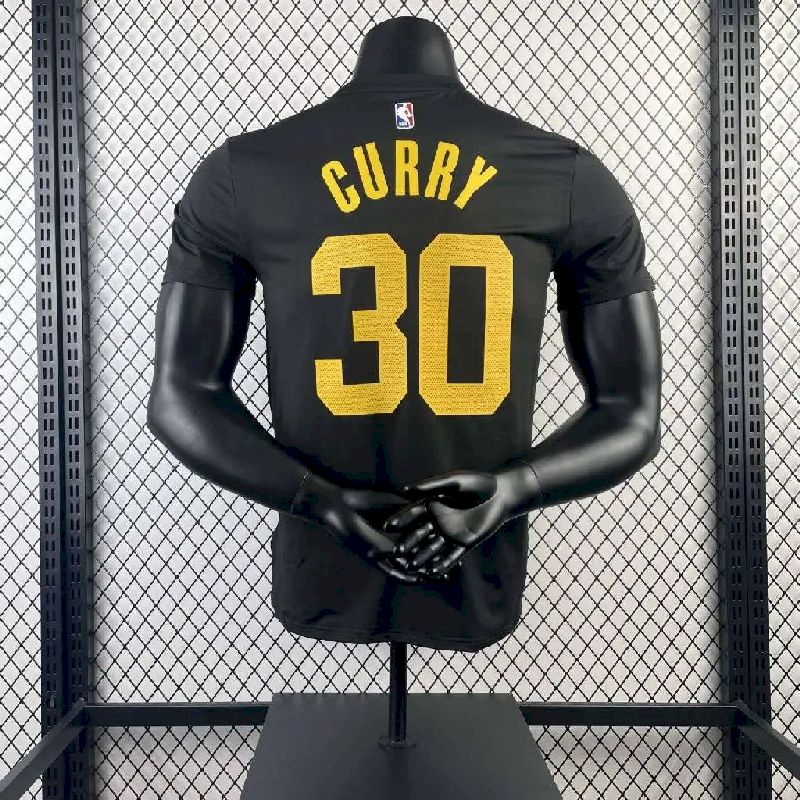 Camiseta preta masculina Stephen Curry Team