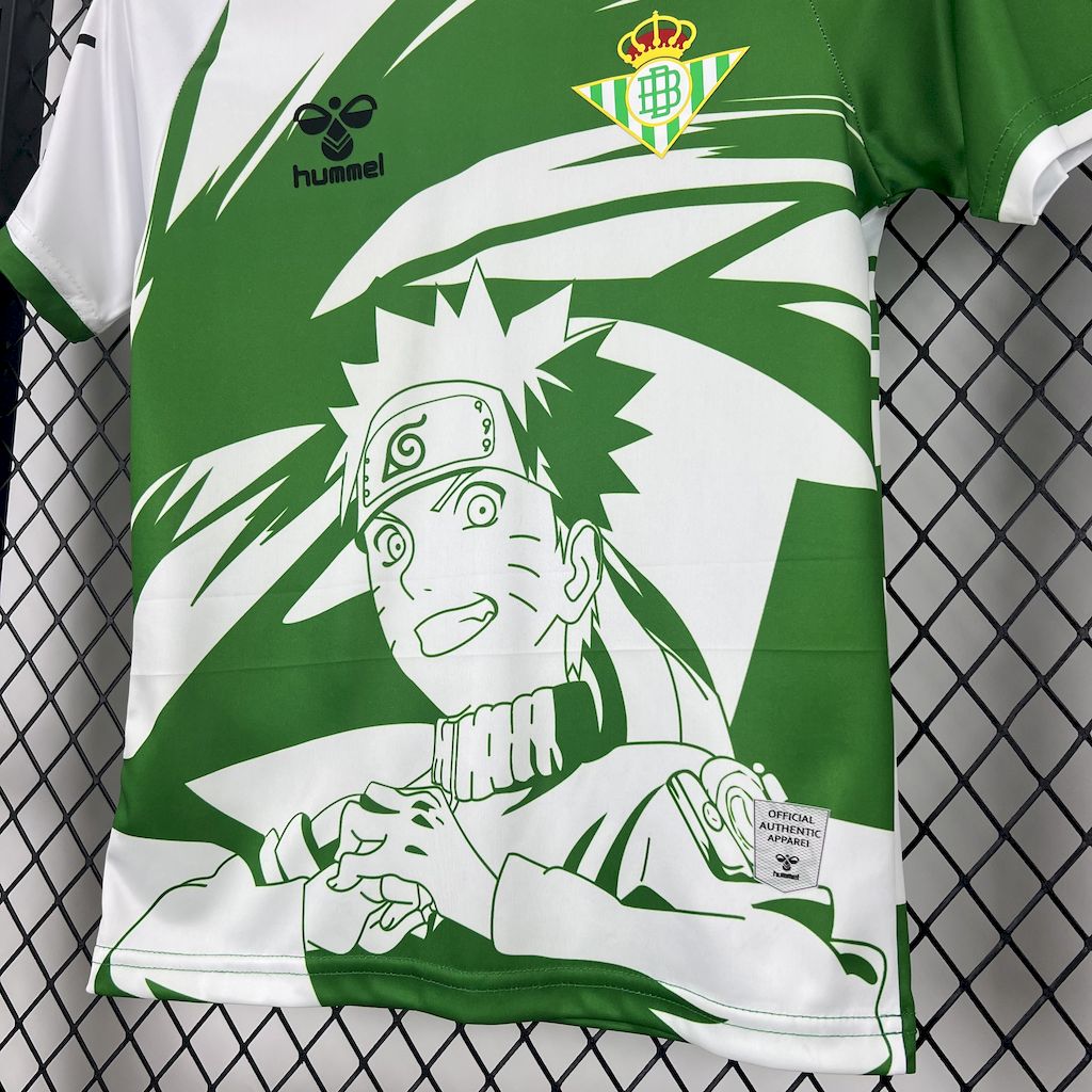 Real Betis 2025/26 Hummel x Limited Edition Naruto Kids Kit