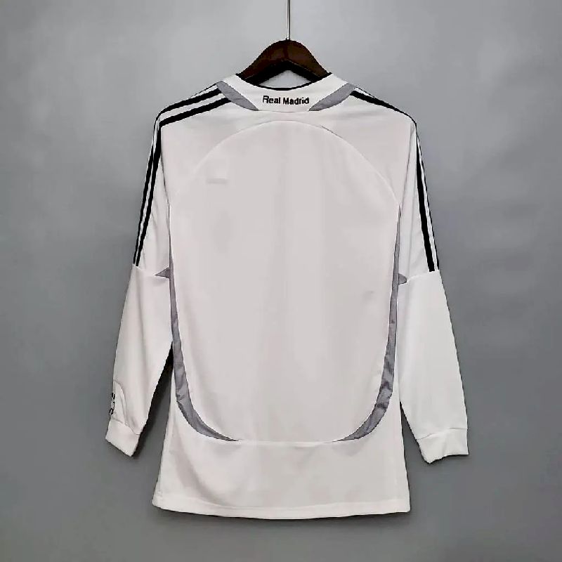 Camisa retrô de mangas compridas do Real Madrid 2006/07 Home
