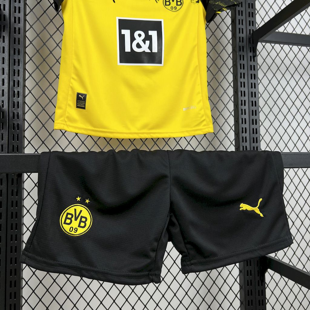 Borussia Dortmund 2025/26 Home Kids Kit 2
