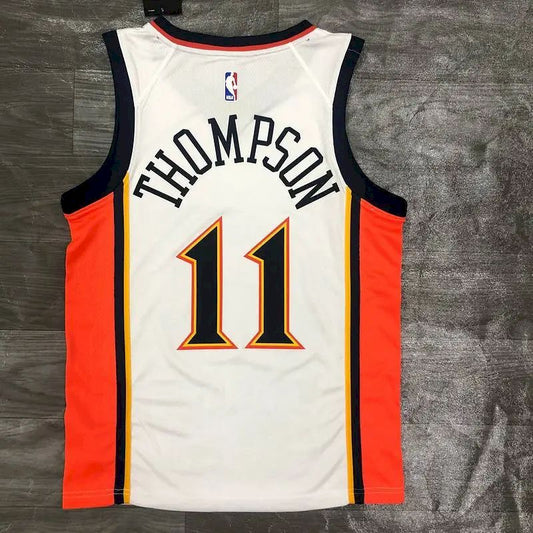 Camisa Swingman Throwback Branca Masculina Klay Thompson – Edição Clássicos Retrô
