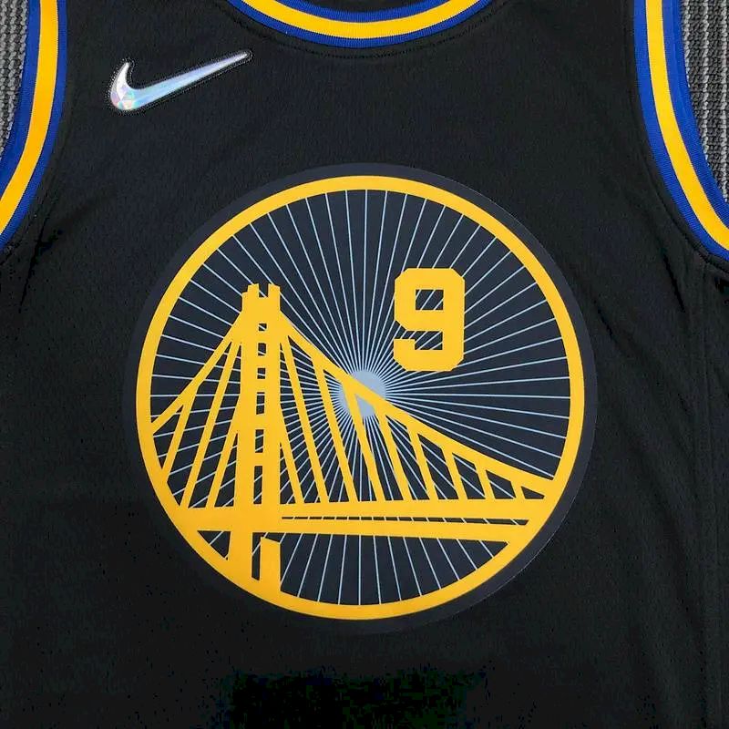 Men’s Andre Iguodala Black Team Jersey – 75th Anniversary City Edition