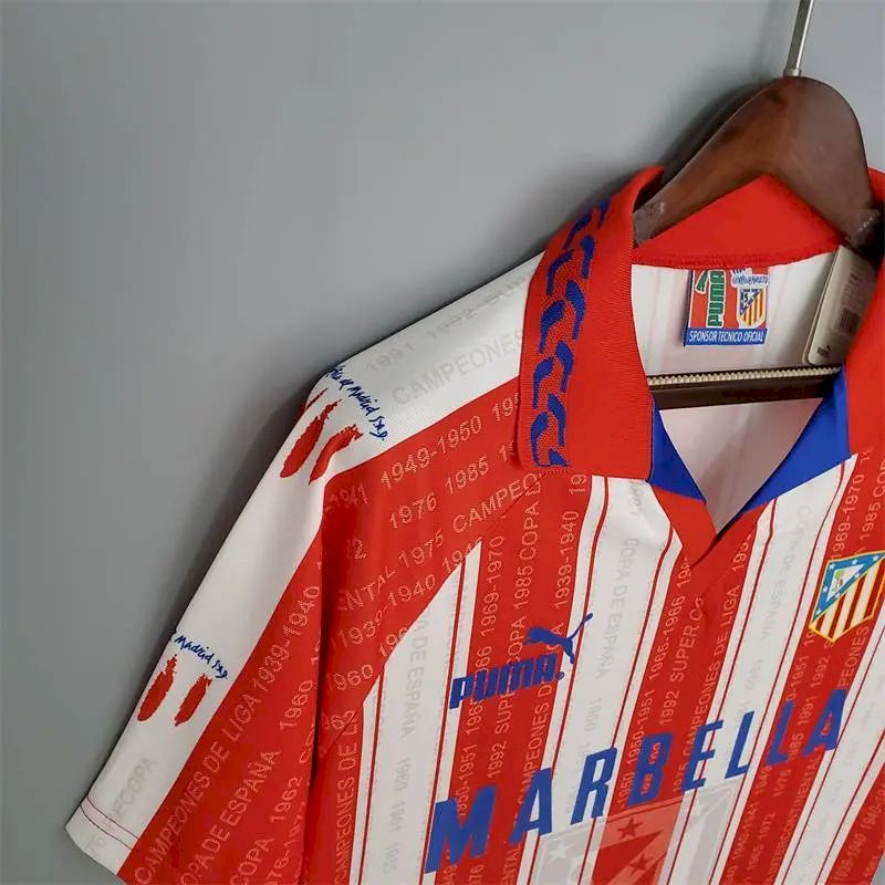 Camisa retrô do Atlético de Madrid 1995/96