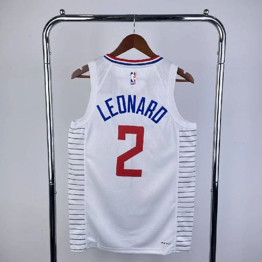 Camisa Kawhi Leonard Branca Masculina 2023 - Time Principal