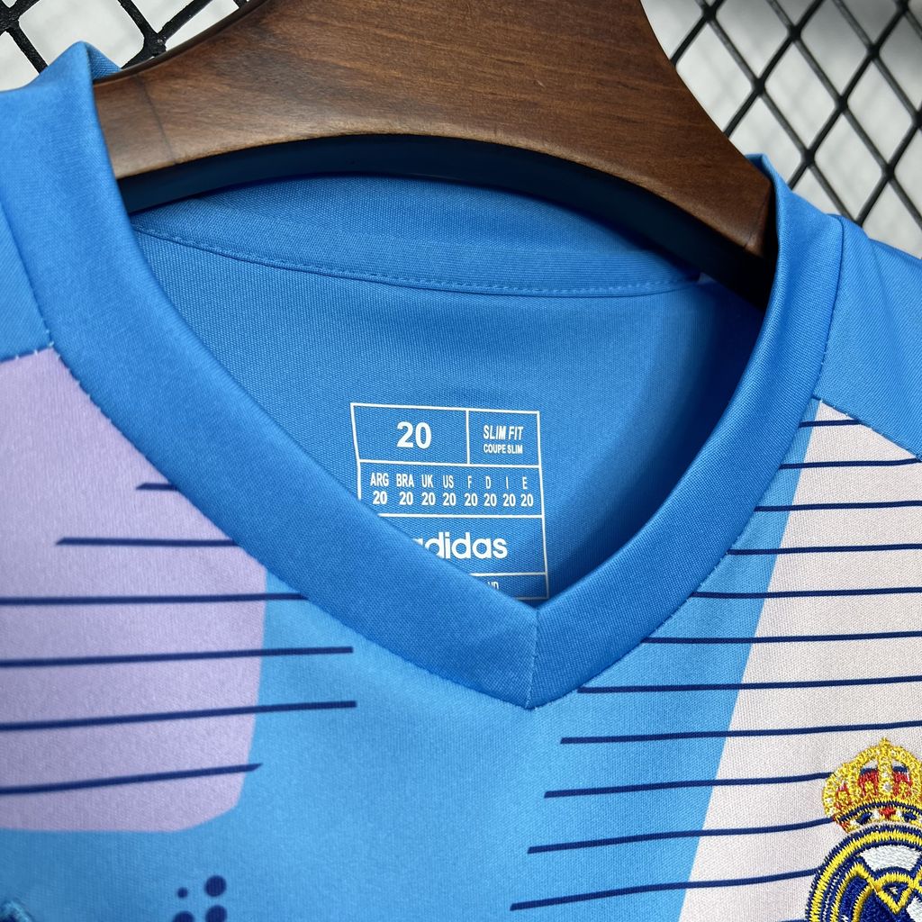 Real Madrid 2024/25 Goalkeeper Kids Kit