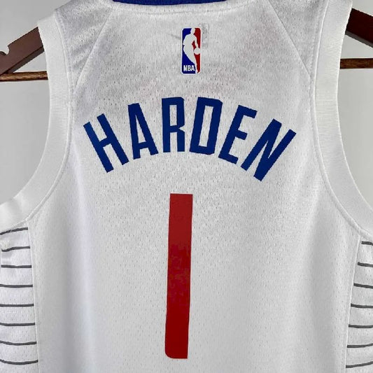 Camisa branca do time juvenil James Harden