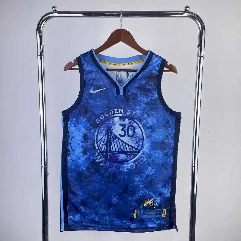 Camisa azul masculina Stephen Curry 2024