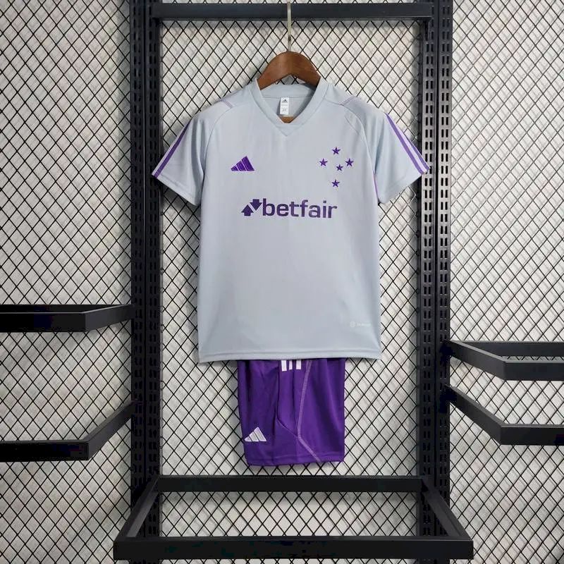 Kit Infantil Cruzeiro 2023/24 Cinza