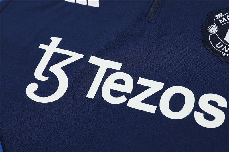 Suéter e calça adulto Manchester United 2023/24 com zíper 14001