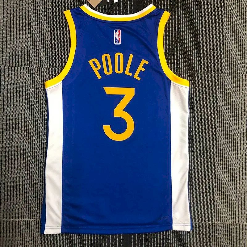 Camisa Jordan Poole Azul Masculina – Edição de 75º Aniversário