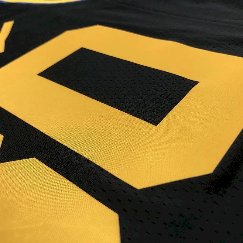 Camisa preta masculina Stephen Curry Team – Edição City do 75º aniversário