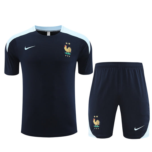 Camisa e short de treino adulto França 2024/25 14001