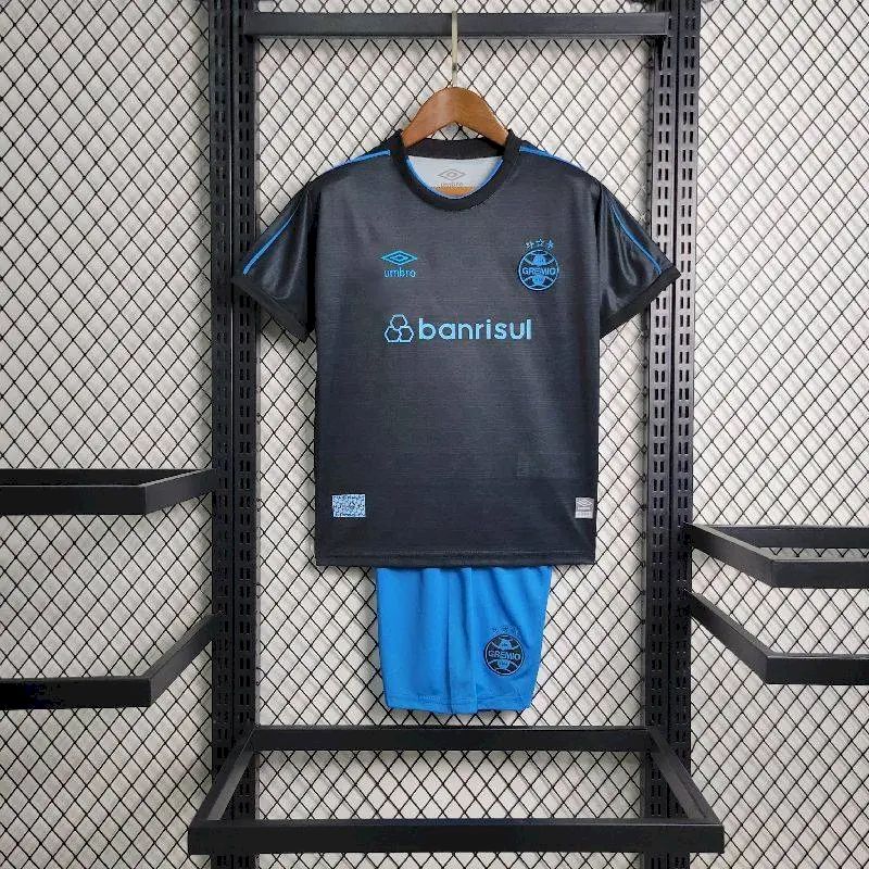 Terceiro Kit Infantil do Grêmio 2023/24
