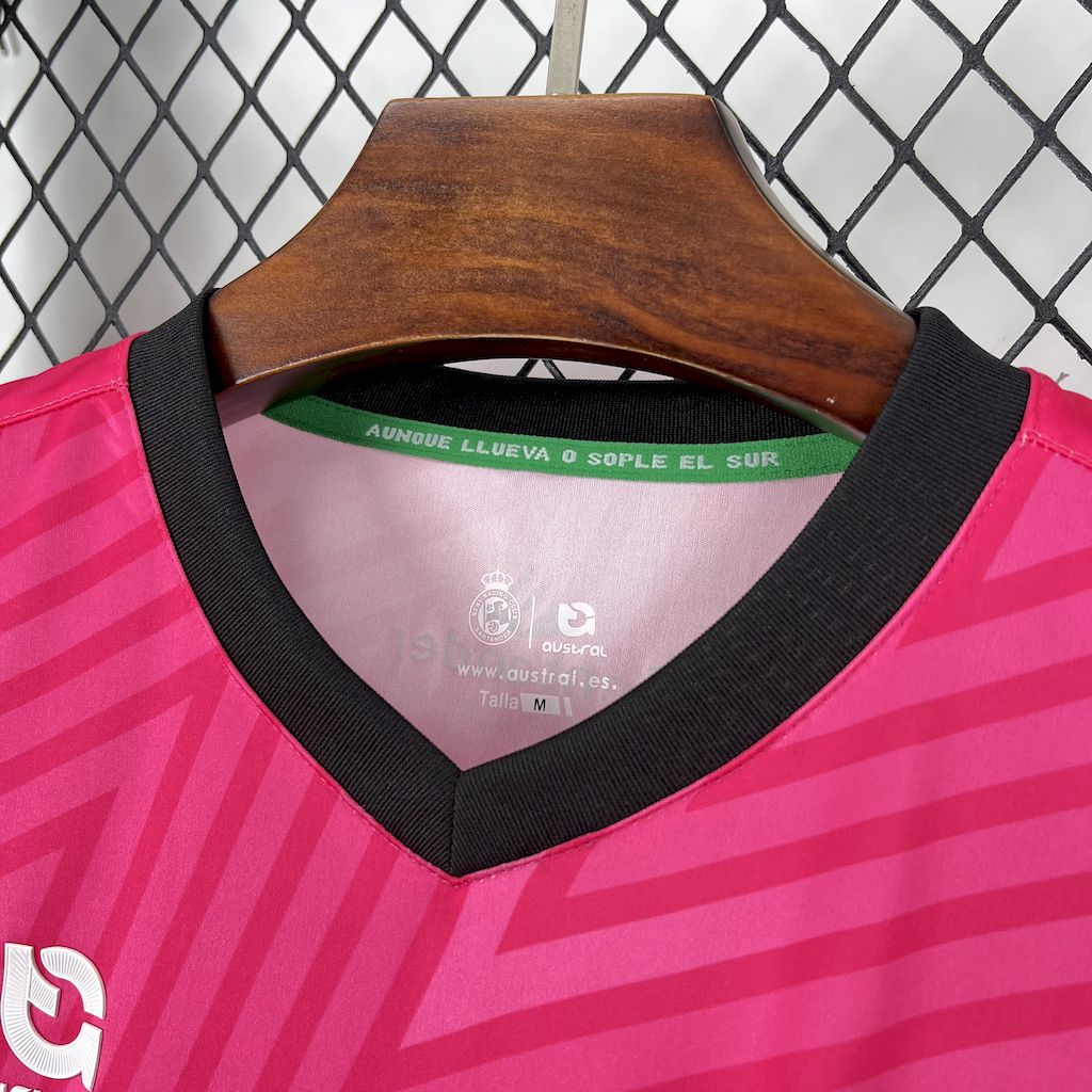 Racing de Santander 2024/25 Pink Goalkeeper Jersey