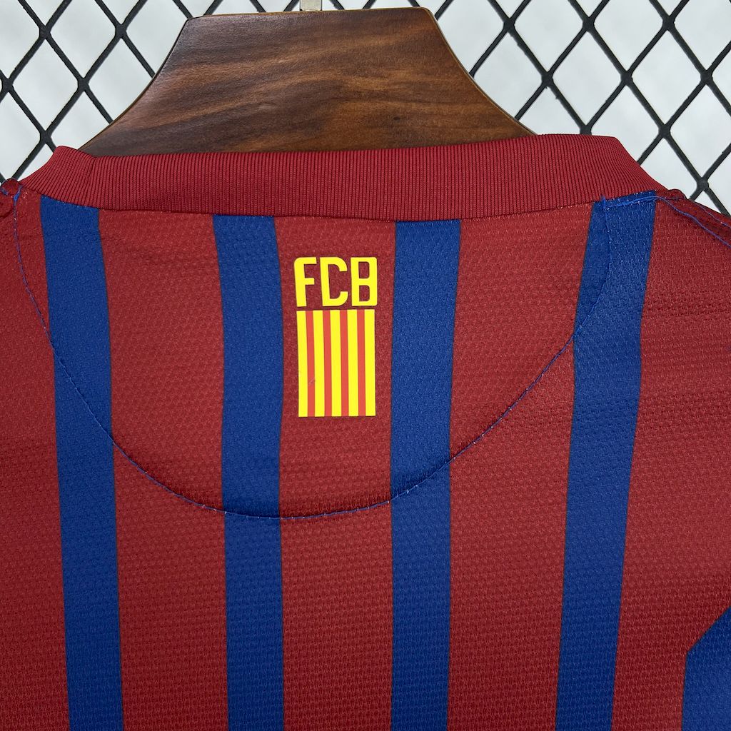 Camisa retrô de mangas compridas do Barcelona 2011/12