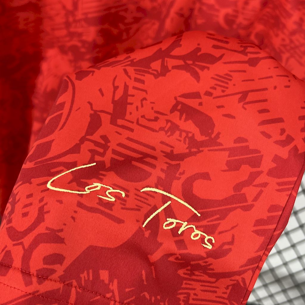 Camisa vermelha especial Espanha 2024/25