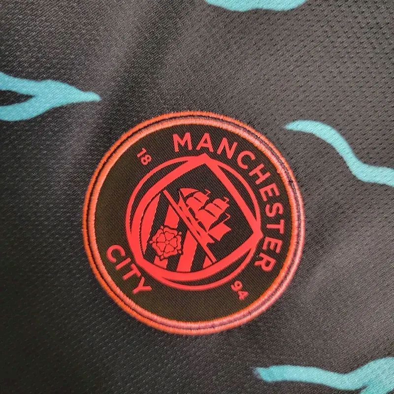 Camisa Manchester City Third 2023/24 de mangas compridas