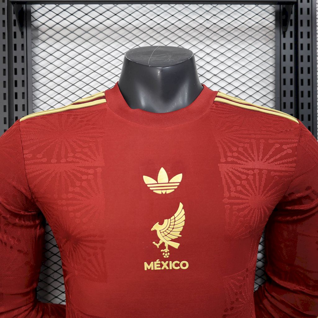 Men's Mexico 2025/26 Red Jersey Player Version