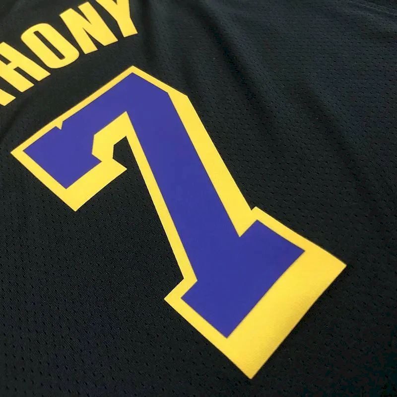 Carmelo Anthony Men’s Black Swingman Team Jersey – Earned Edition