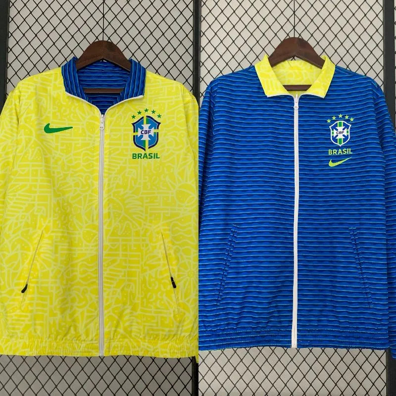 Corta-vento dupla face Brasil 2023