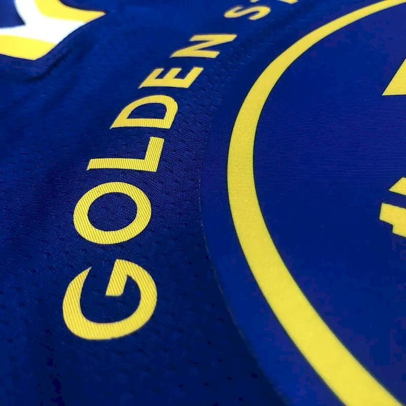 Camisa Stephen Curry Azul Masculina Versão Jogador – Edição Ícone