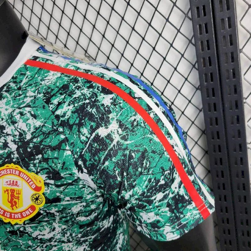 Camisa Manchester United Stone Roses Originals Icon Edition 2024/25 Versão Jogador