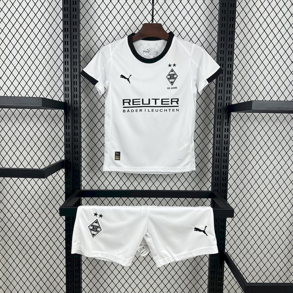 Borussia Monchengladbach 2025/26 Home Kids Kit