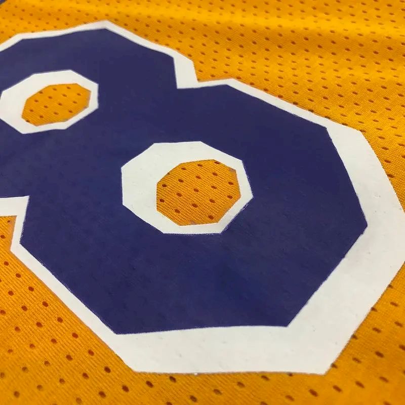 Kobe Bryant Men’s Yellow Player Jersey – Throwback Edition