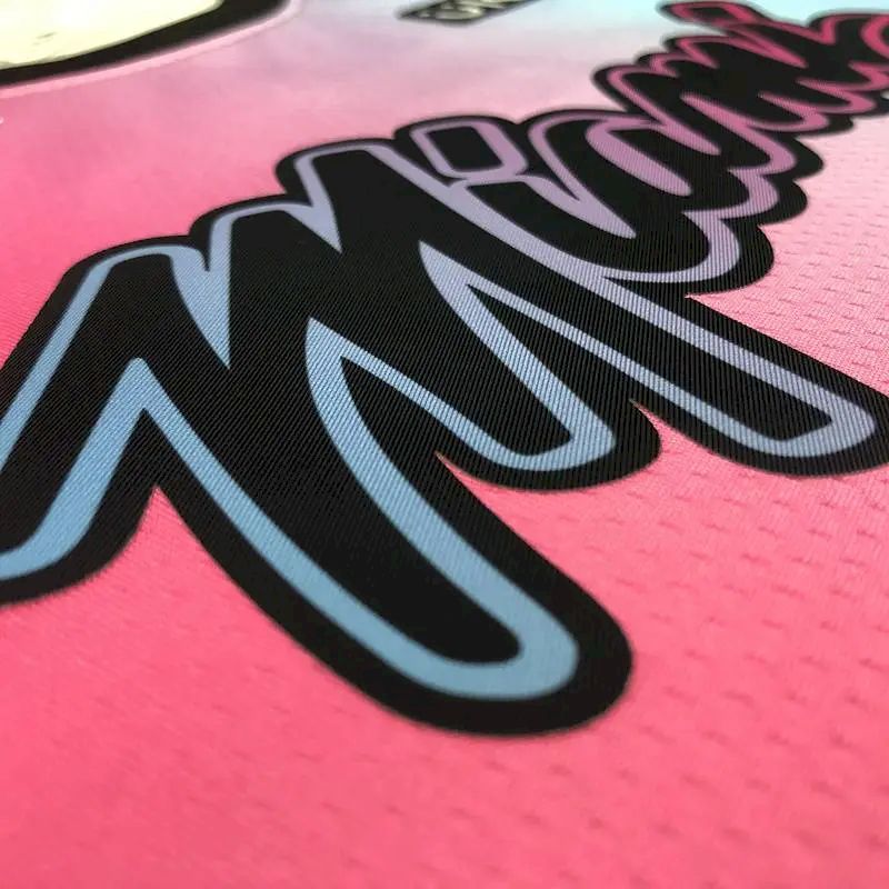 Men’s Tyler Herro 2020-21 Pink Swingman Player Version Jersey – City Edition