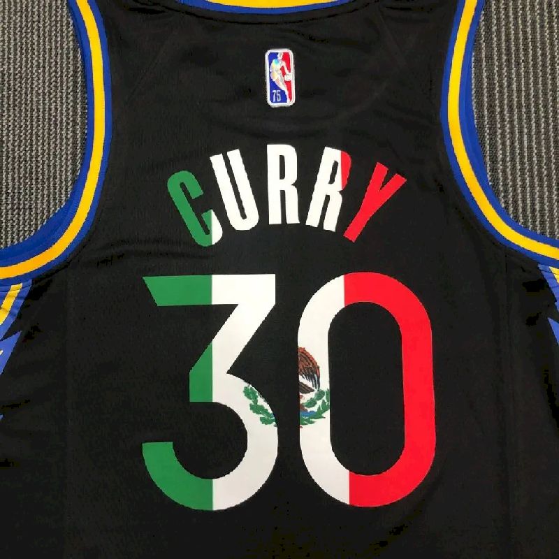 Camisa preta masculina Stephen Curry Team – Edição City