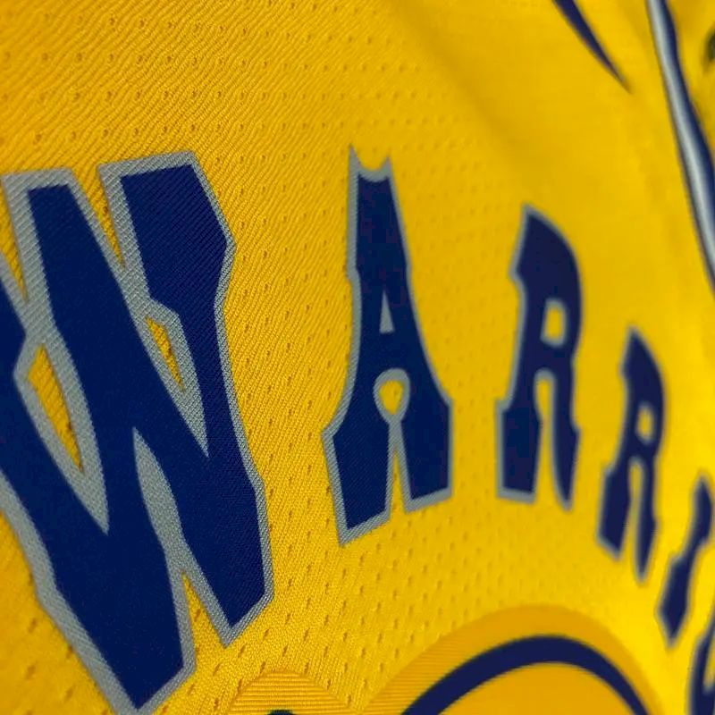 Camisa Masculina Stephen Curry Amarela Versão Jogador – Edição Clássica